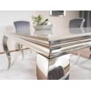 Стол обеденный SIGNAL PRINCE Ceramic Calacatta белый/хром 180/90